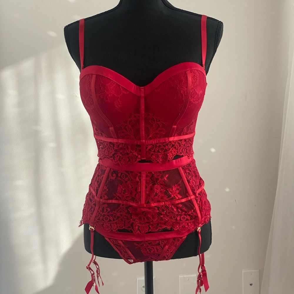 Honey Birdette Maria Lingerie Set, Limited Edition, Pre-Playboy